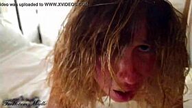 pov sexy camgirl gets roughly banged by her friend after a live show till real insane orgasm pussy licking sex doll rolling eyes and very big cumshot on her belly.