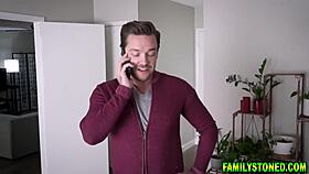 Stepdaughter Fiona Frost shares cock playfully