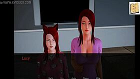 my new family plays a game together