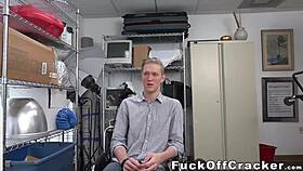 man, cute cracker's pink ass pounded by fat black cock