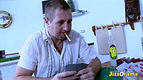 I can't believe how this jizzorama brunette slut took it in her big ass