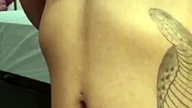 Morena excitedly shares handling five cocks and a massive black one