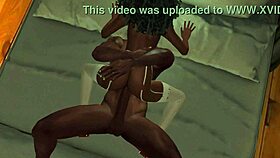 rising new stars in 3d interracial