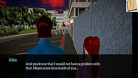 my new family plays a game together