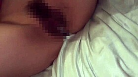 This video features a lovely Japanese amateur with big natural breasts and a creampie