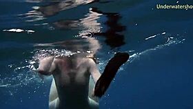 Bulgarian teen 18+ enjoys sea adventures on tenerife with pool, beach, bathing, and underwater fun