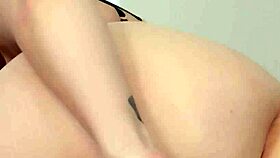 Curvy cougar sara jay teases plump pussy with big dildo