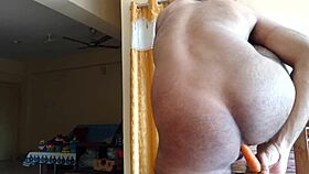 he says, butt fuck me with that carrot.