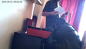 I, The Secretary, Suck The Boss's Cock On Cctv