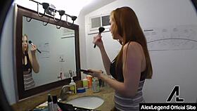 Redhead Penny Pax with Alex Legend