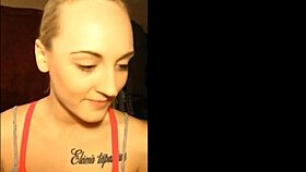 i'm your gagged blonde slut, bound and choking