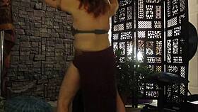 Watch Steffi Princess tease her pussy in dance?