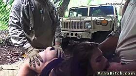 Arab Teen 18+ Pigtails Sucks in Muslim Uniform