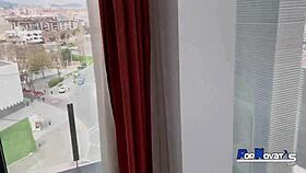 tremendous blonde spanish babe rides in homemade scene 😍