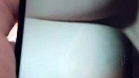 i spyed on my wife as she gived me a handyshow, feelin so naughty and excited