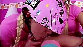 Little Laney Gets Pussy Fingered by Lesbian Friend Lil Lexy