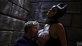 Suggestive: WICKED - STORMY DANIELS AS MALEFICENT SEDUCES PRINCE IN FULL SCENE WITH WILD RIDING