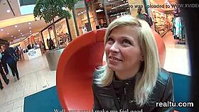 charming czech girl seduced in shopping centre and banged in pov
