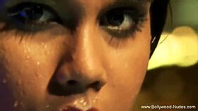 Does she dance erotically while teasing nude?