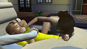 Hidden Blowjob Sparks Wild Cartoon Threesome With Aliens