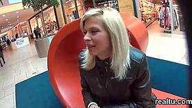 charming czech girl seduced in shopping centre and banged in pov
