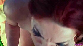 milf gives pov blowjob to huge cock and gets big facial 😋🍆