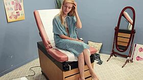 Carrie B lets doctor train her asshole for anal sex in hospital with gagging and choking