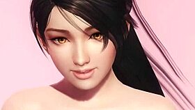doa5 momiji poses nude in gravure studio