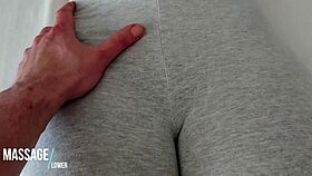 Yoga pants - gotta touch her teen 18+ pussy now!