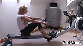 Cheating British Milf Lady Sonia Reveals Her Huge Hooters With Passion