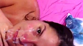 Hot Live Facial On Webcam.