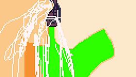 Hentai Blowjob With Big Dick In Pixel Art Animation Featuring Cartoon Cock Sucking