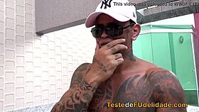 Poolside orgy with Alessandra Marques!