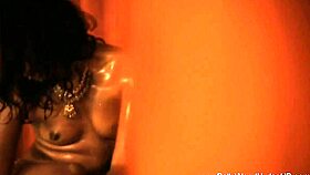 Oriental beauty performs romantic movement