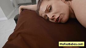 sexy and horny blonde girl sahara skye fucked doggy style by charles dera, her wet pussy and big tits bouncing hard 😈