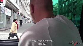 sultry secretary picked up and fucked hard in van with mea melone