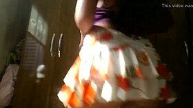 brazilian teen shakes her ass teasingly in front of the cam 😏