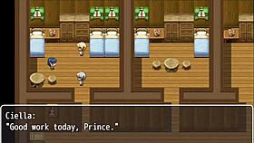 prince's friend gets naughty under the table with big tits and ass in ntr sisters