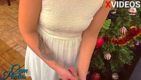 Pleeease cum inside me after the family dinner