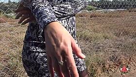 Watch This Sexy Latina Milf Finger Herself Outdoors!