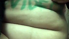 indian wife teases while playing with her body in solo action