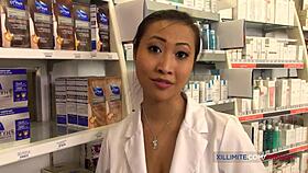 french pharmacist fucked by huge dick