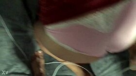 Slutty Roxxana feels intense pleasure sucking dildos during doggystyle fucking