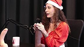 Brazilian glamour babe gives blowjob on huge cock