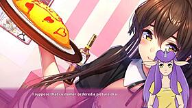 Master commands sexy ninja maid in anime game