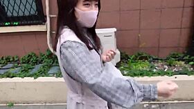 Asian Girl's Intense Orgasms Riding Toy