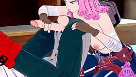 Koikatsu mei hatsume and shoto todoroki in hentai videos with sex scenes, blowjobs, handjobs, and cumshots from the real 3d stories 1 4