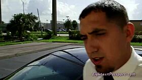 Petite Teen 18+ Blows a Guard