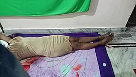 Indian Housewife Seduces Husband's Friend in Bedroom