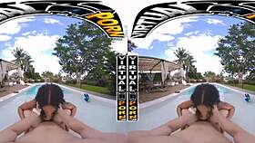 Virtual Porn - Skyla Suns Outdoor Fuck By The Pool Pov Vr!